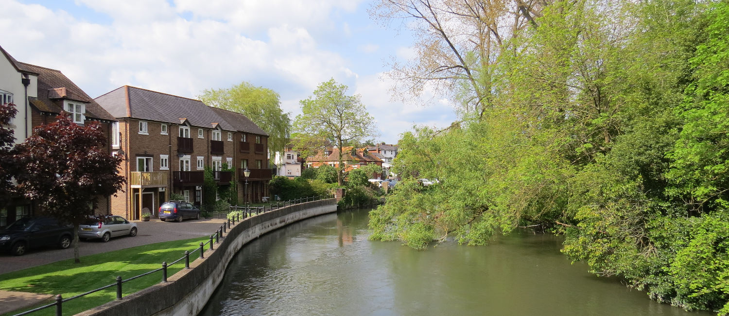Fordingbridge riverside apartment buildings
